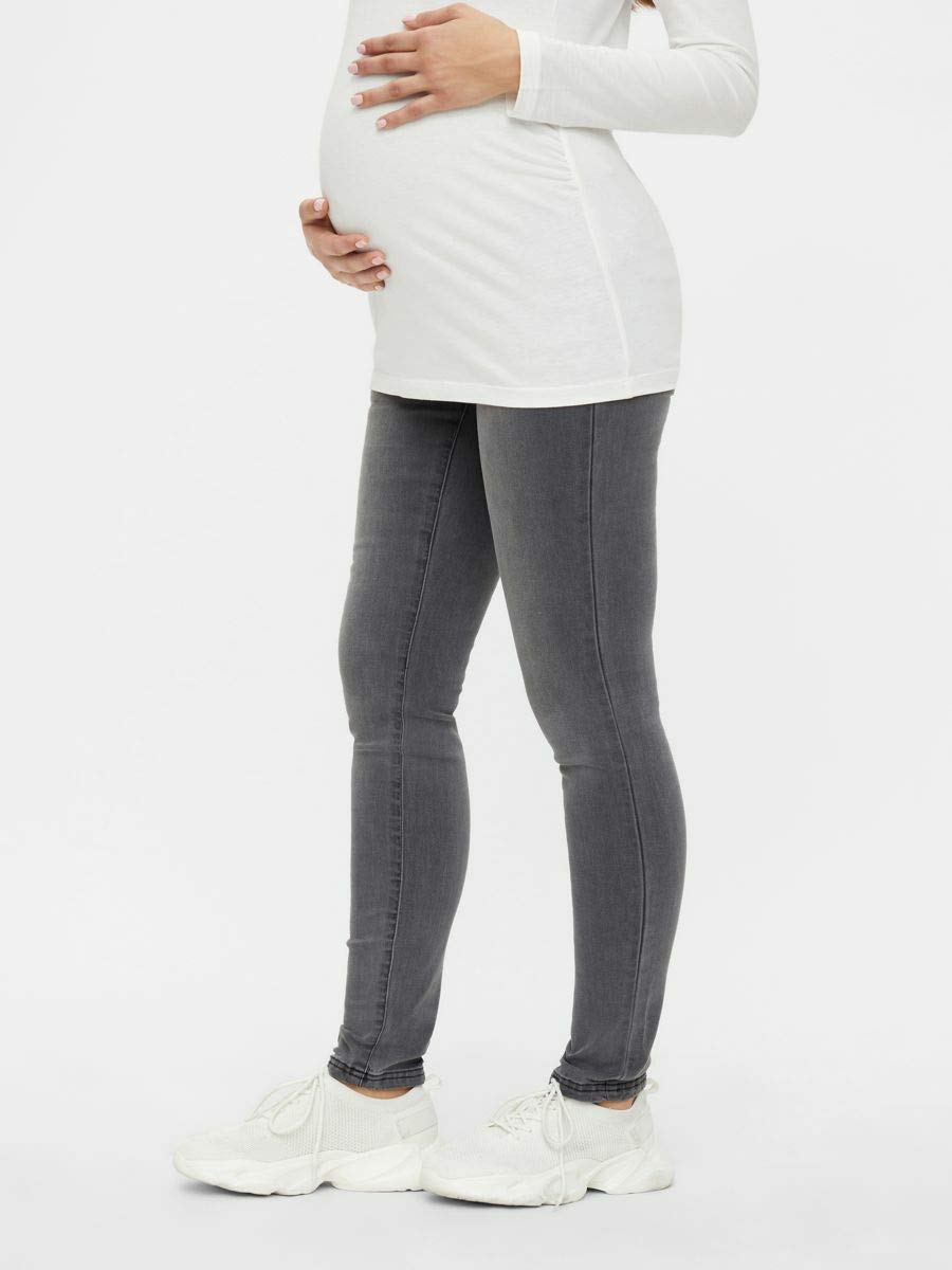 mamalicious-mllola-slim-grey-jeans-a-noos-graue-umstandsjeans-mit-stillfunktion image 3
