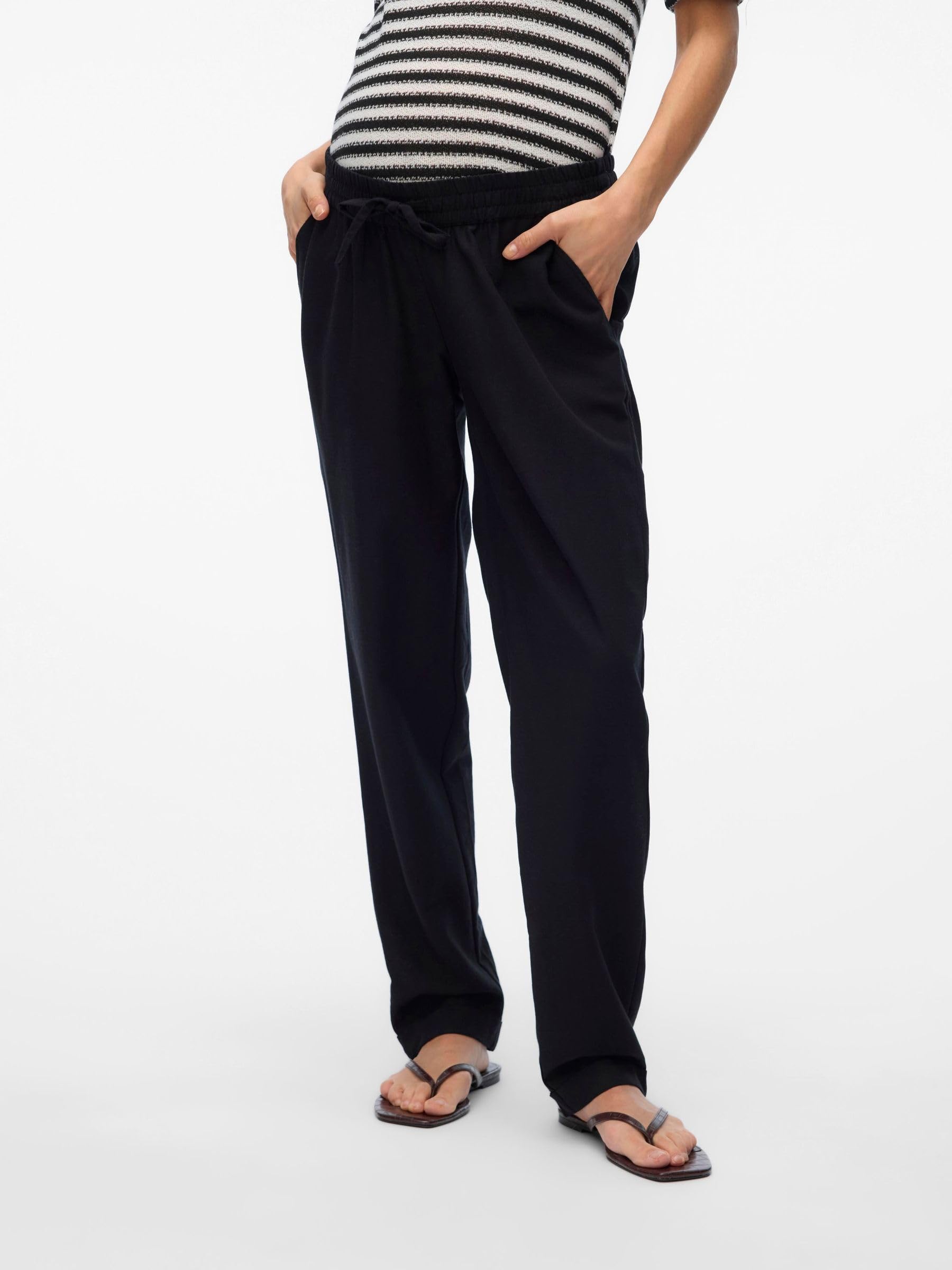 mamalicious-umstands-hose-mid-rise-mit-kordelzug-normal-geschnitten image 7