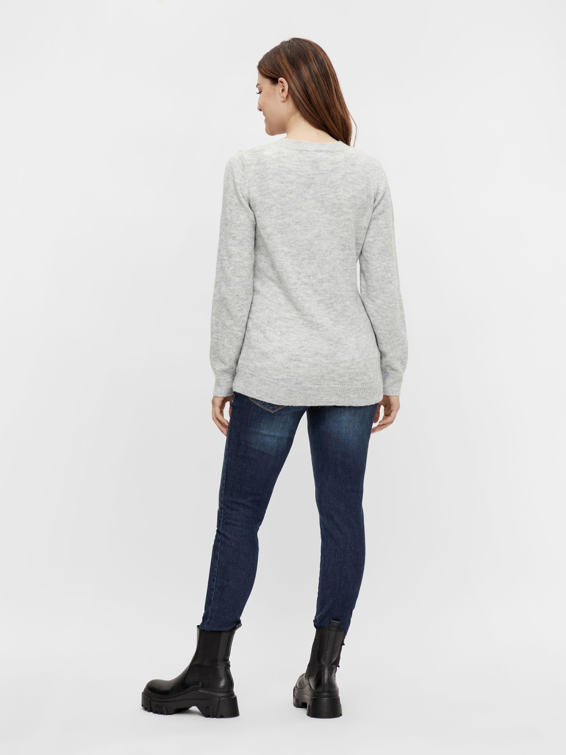 mamalicious-mlpilar-umstands-strickpullover-f-r-damen-gebundenes-detail-feinstri image 3