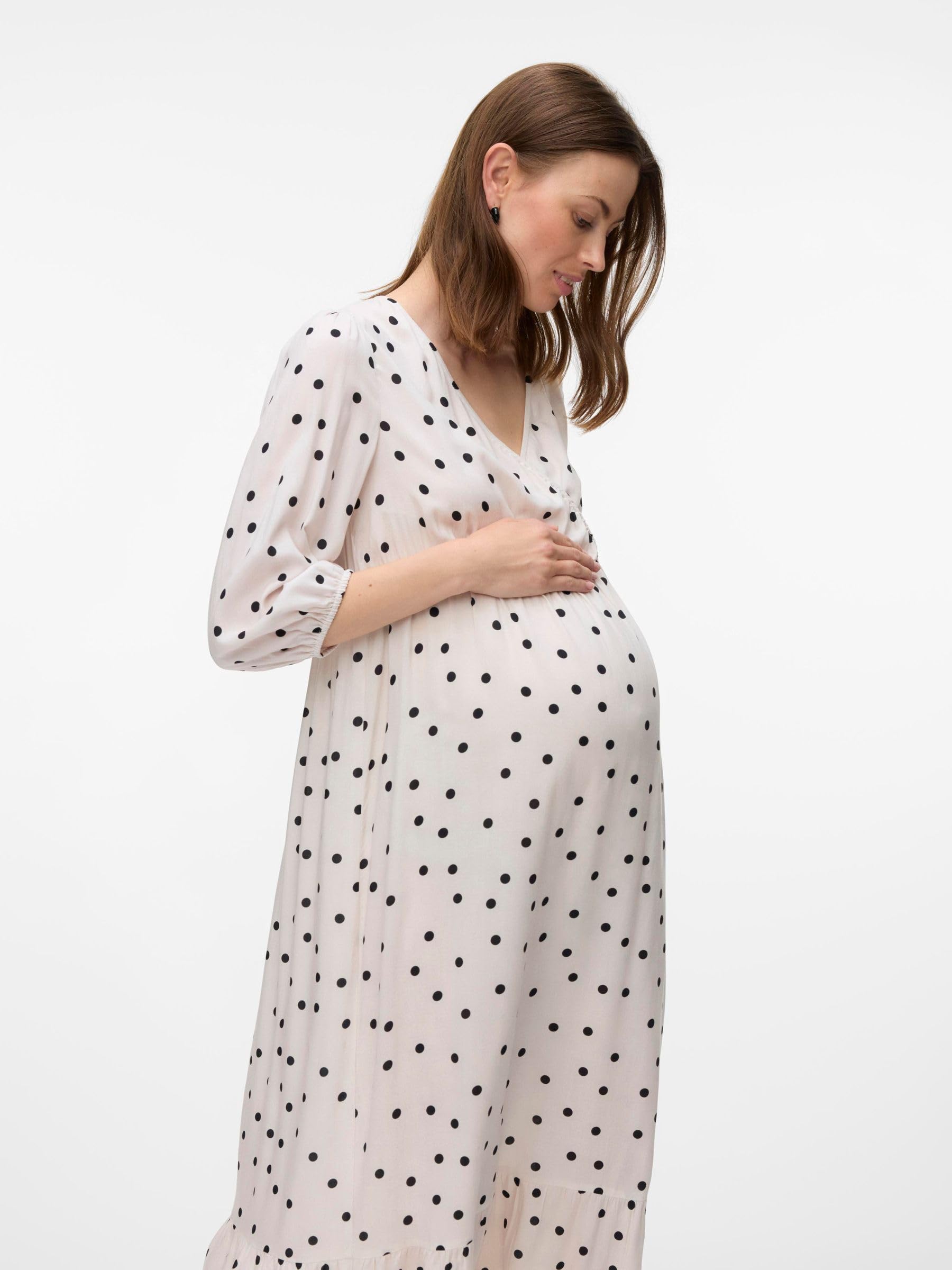 mamalicious-mlemmie-umstandskleid-2-in-1-kleid-mit-stillfunktion-wickelverschlus image 2