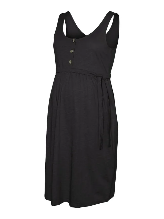 mamalicious-umstandskleid-mlivy-rmelloses-stillkleid-aus-100-baumwolle-mit-taill image 1