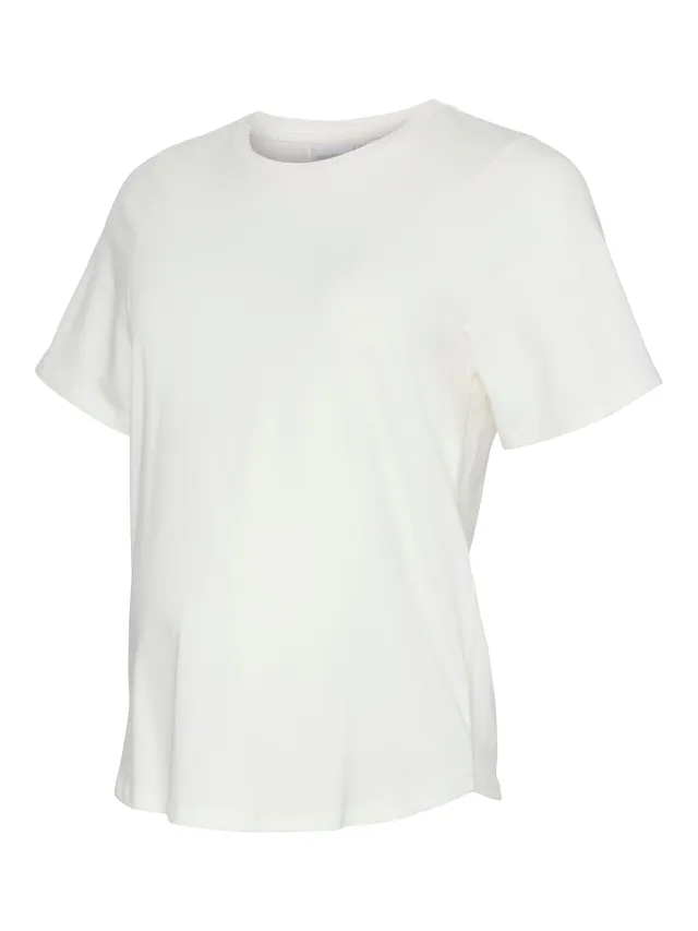 mamalicious-umstandsbluse-mit-rundhals-und-kurzarm-normal-geschnitten-schwarz image 1