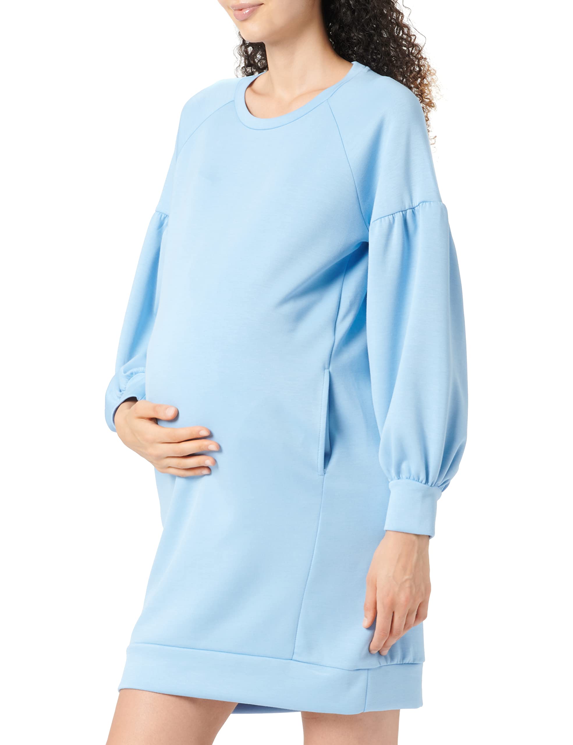 mamalicious-mljocelyn-l-s-sweat-abk-dress-umstands-midikleid-mit-seitentaschen-a image 1