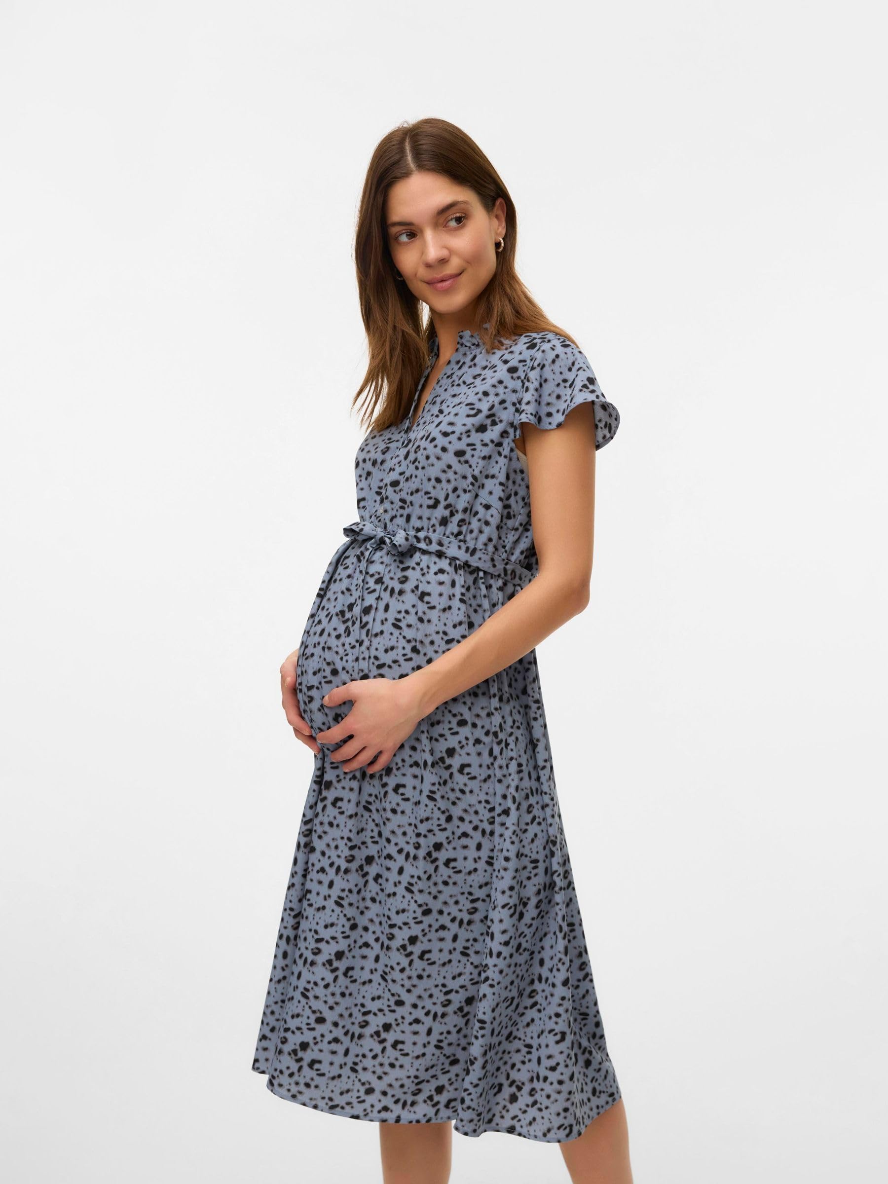 mamalicious-mlpali-umstandskleid-v-ausschnitt-kappen-rmel-stillfunktion-2-in-1-n image 4
