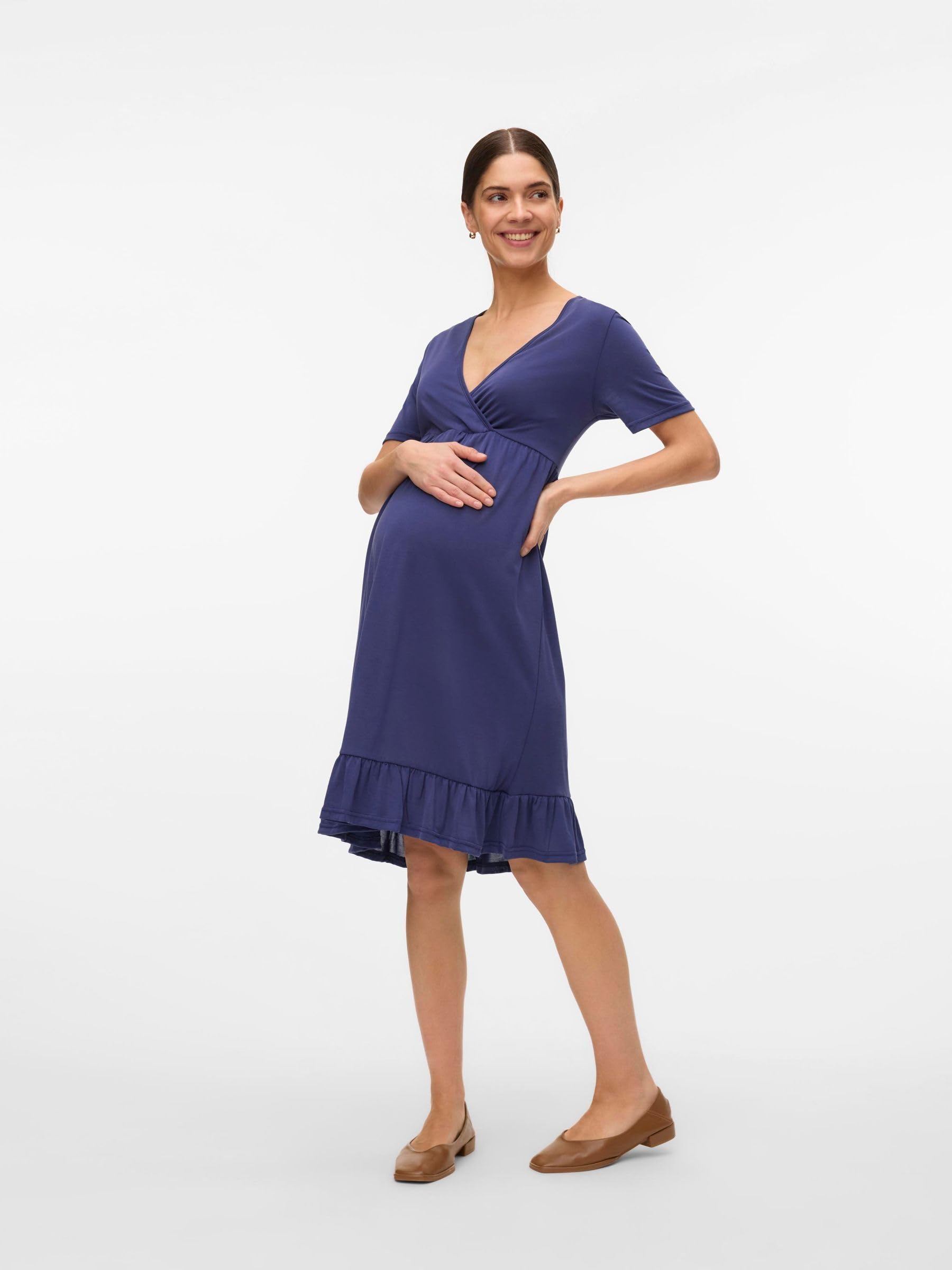 mamalicious-mlkimmie-umstandskleid-2-in-1-kleid-mit-stillfunktion-und-wickelvers image 6