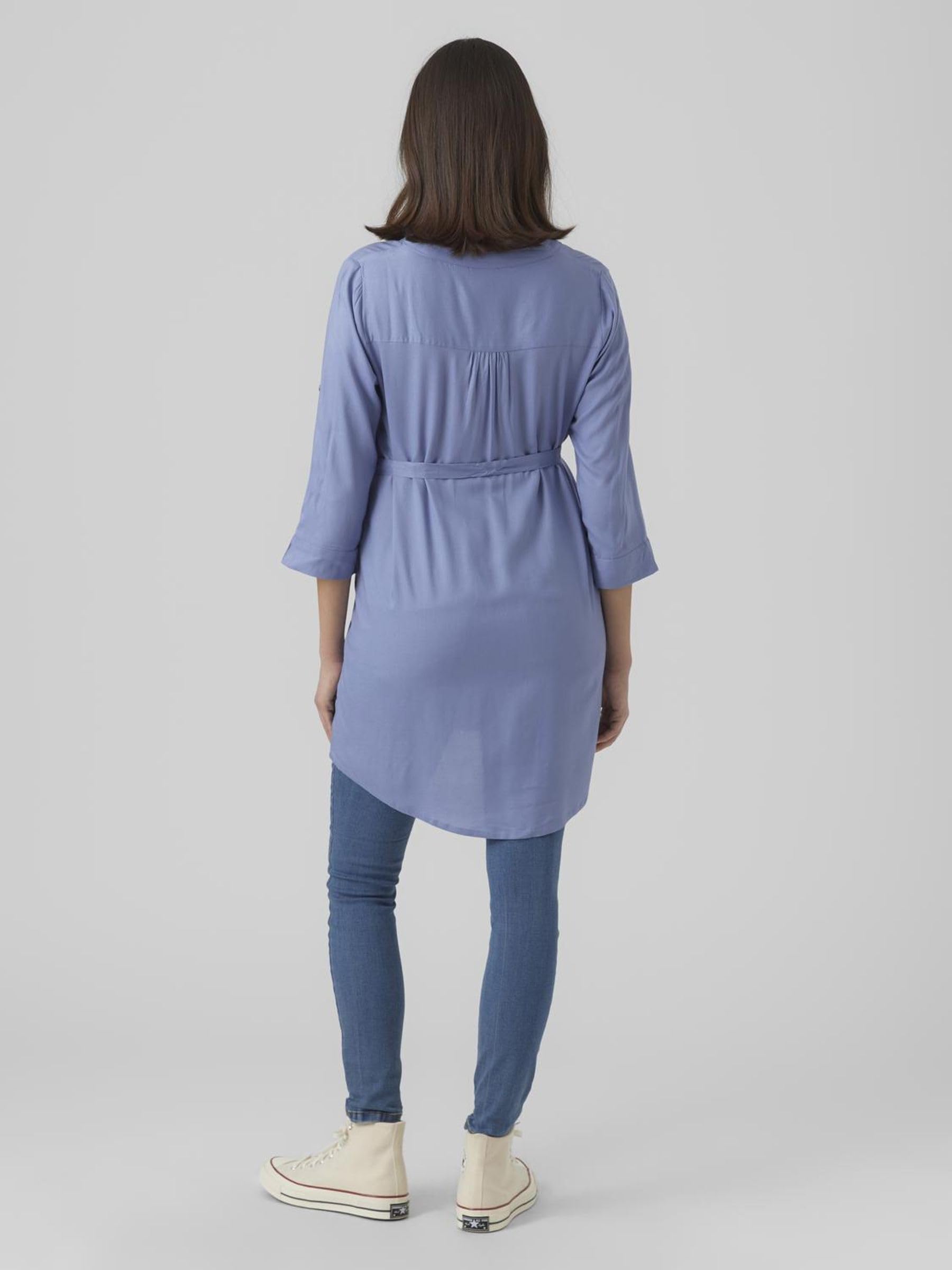 mamalicious-mlmercy-lia-3-4-woven-tunic-gewebte-umstands-tunika-mit-3-4-rmeln image 3
