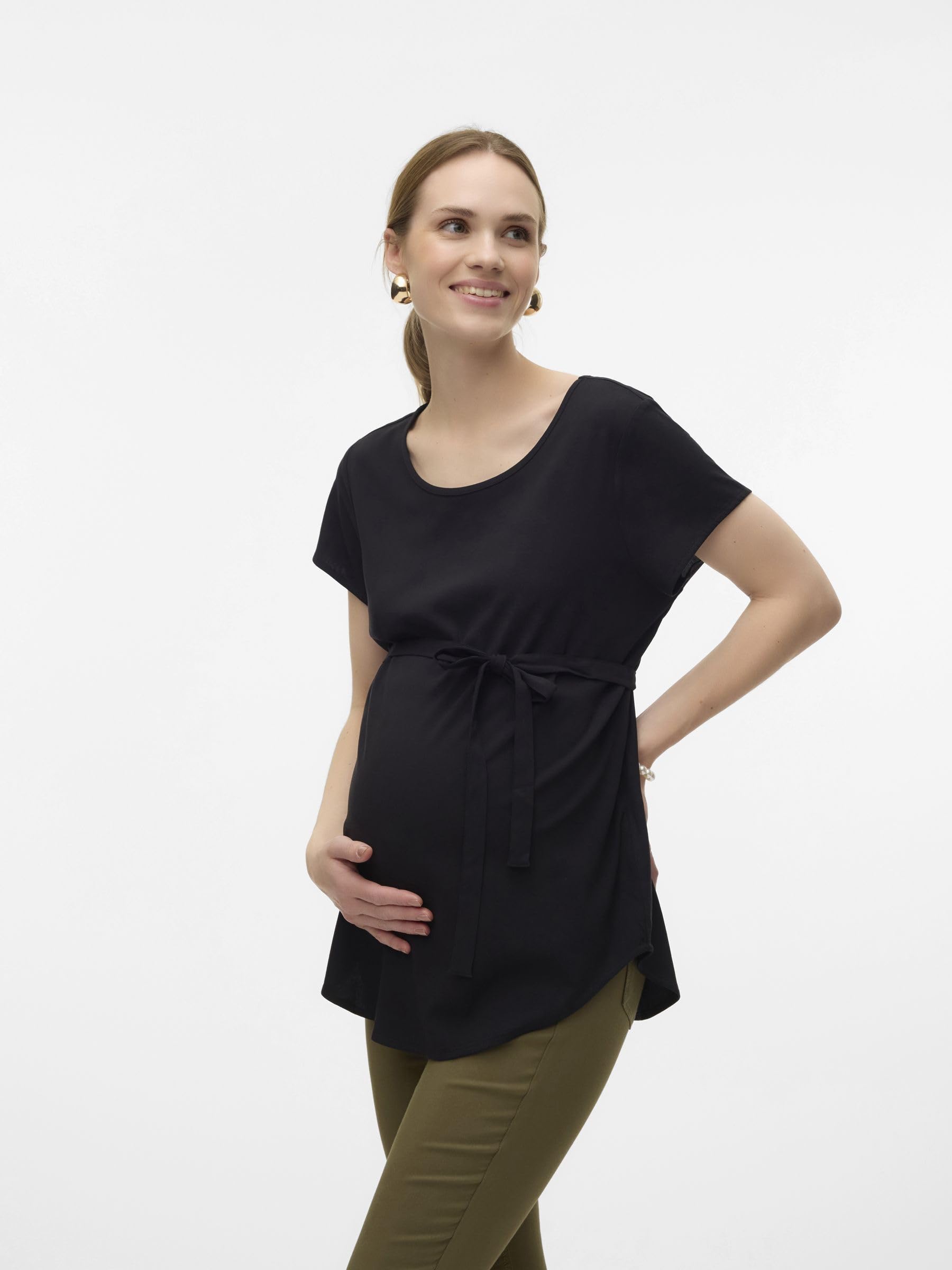 mamalicious-vmmbella-ss-top-wvn-ga-noos-umstands-t-shirt-aus-lenzing-ecovero-vis image 2