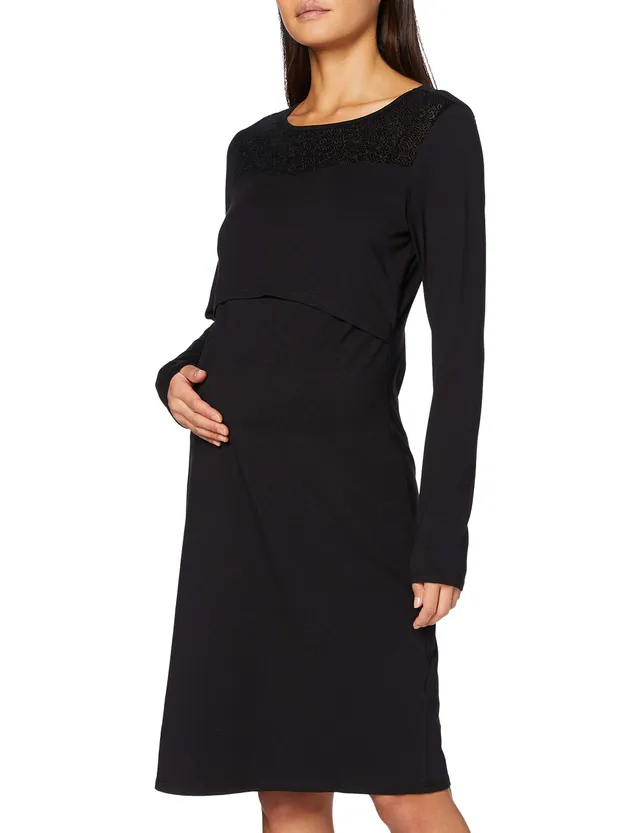 noppies-damen-kleid-nurs-ls-corsham-stilvolles-stillkleid-mit-langen-rmeln image 1