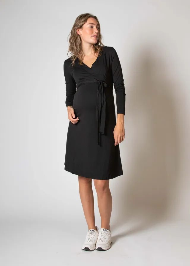 love2wait-dres-nursing-tencel-ecovero-black image 1