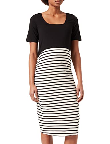 noppies-umstandskleid-stillkleid-dress-nursing-short-sleeve-stripe-l-we-schwarz- image 6