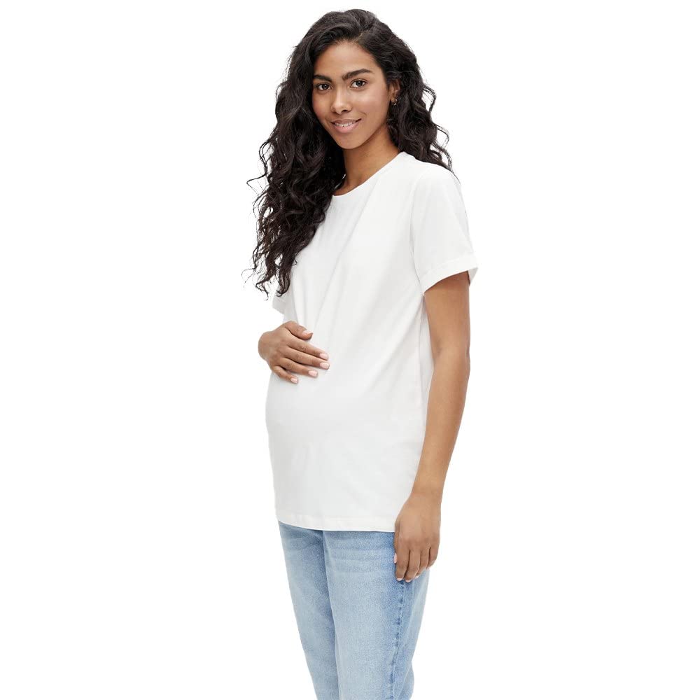 mamalicious-mleva-s-s-jersey-top-a-noos-umstands-t-shirt-mit-rundhals-und-kurzen image 1