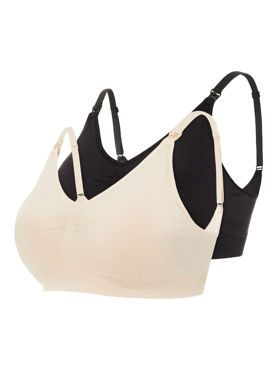 mamalicious-mlilja-feed-me-still-bh-im-2er-pack-nahtlos-stretch-schwarz-white image 1