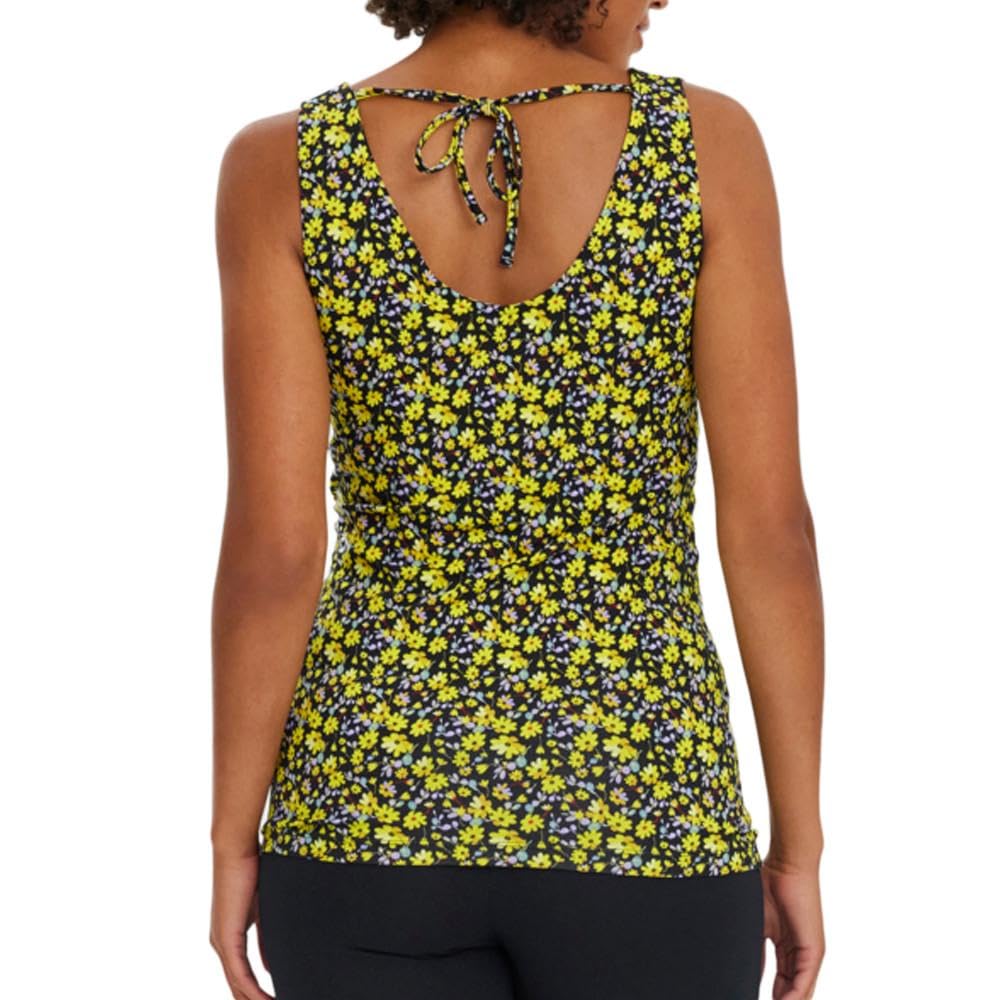 mamalicious-lamber-umstands-tanktop-schwarz-gelb-v-ausschnitt image 2