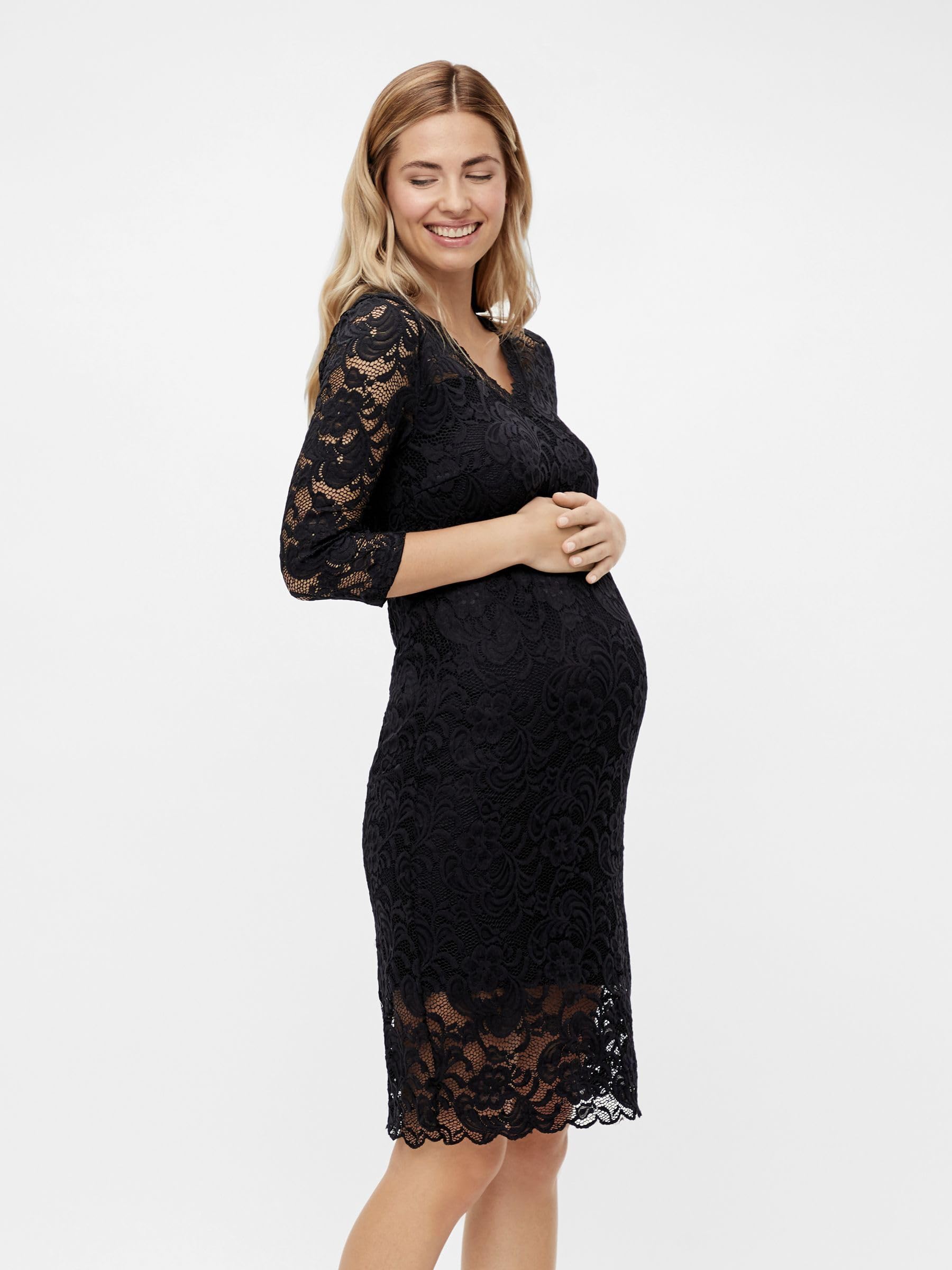 mamalicious-mlmivana-umstandskleid-aus-spitze-elegantes-kleid-f-r-schwangere image 2