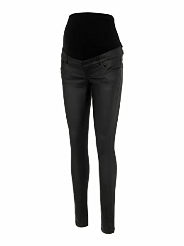 mamalicious-damen-mlsantos-slim-coated-hb-a-noos-jeans image 8
