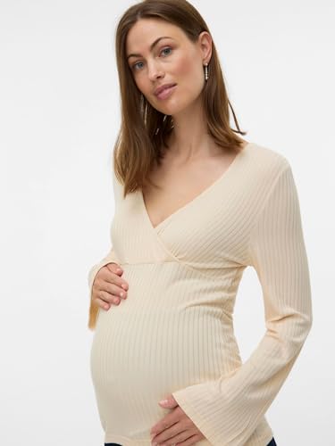 mamalicious-damen-stillbluse-mlpilar-normal-geschnittene-langarm-bluse-mit-v-aus image 8