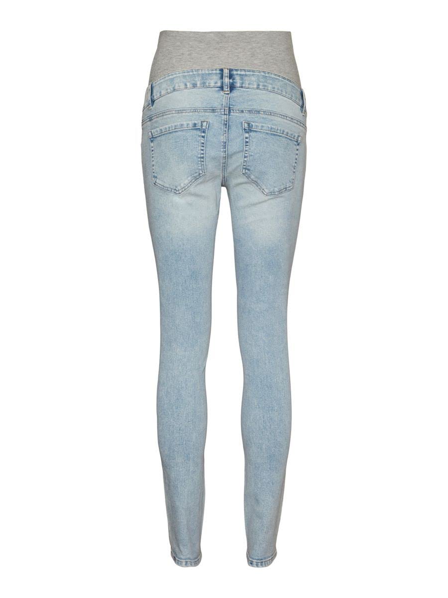 mamalicious-mlina-slim-jeans-umstandsjeans-mit-elastischem-berbauchbund image 2