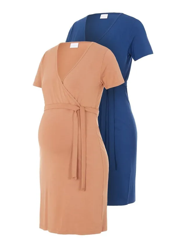 mamalicious-mlmacy-umstands-wickelkleid-aus-weichem-jersey image 1