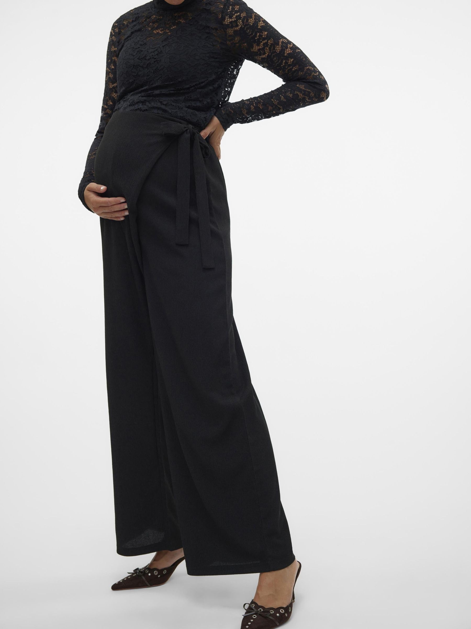 mamalicious-umstands-hose-mit-weitem-beinschnitt-und-hoher-taille image 2