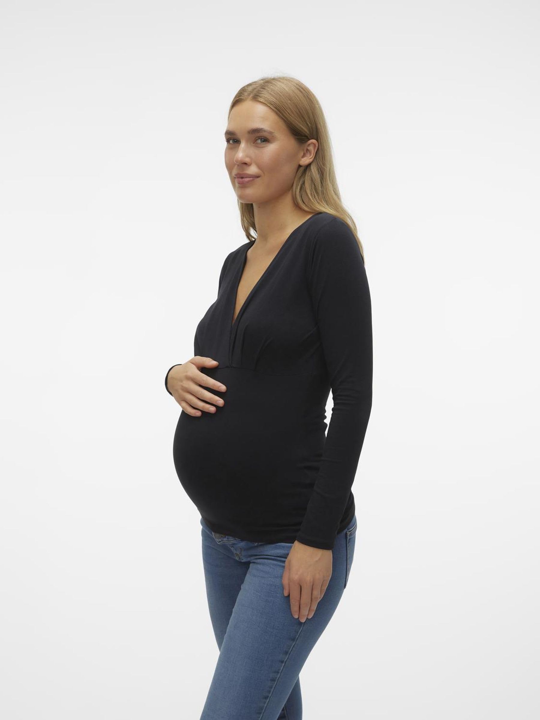 mamalicious-mlemma-tess-langarmshirt-2er-pack-stilltop-mit-v-ausschnitt-bio-baum image 4