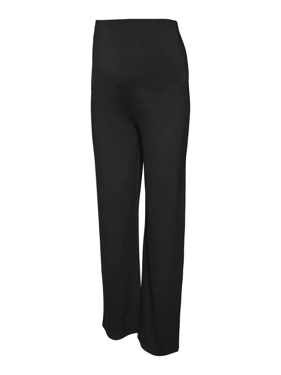 mamalicious-damen-umstands-hose-mit-hoher-taille-und-bumpband image 1