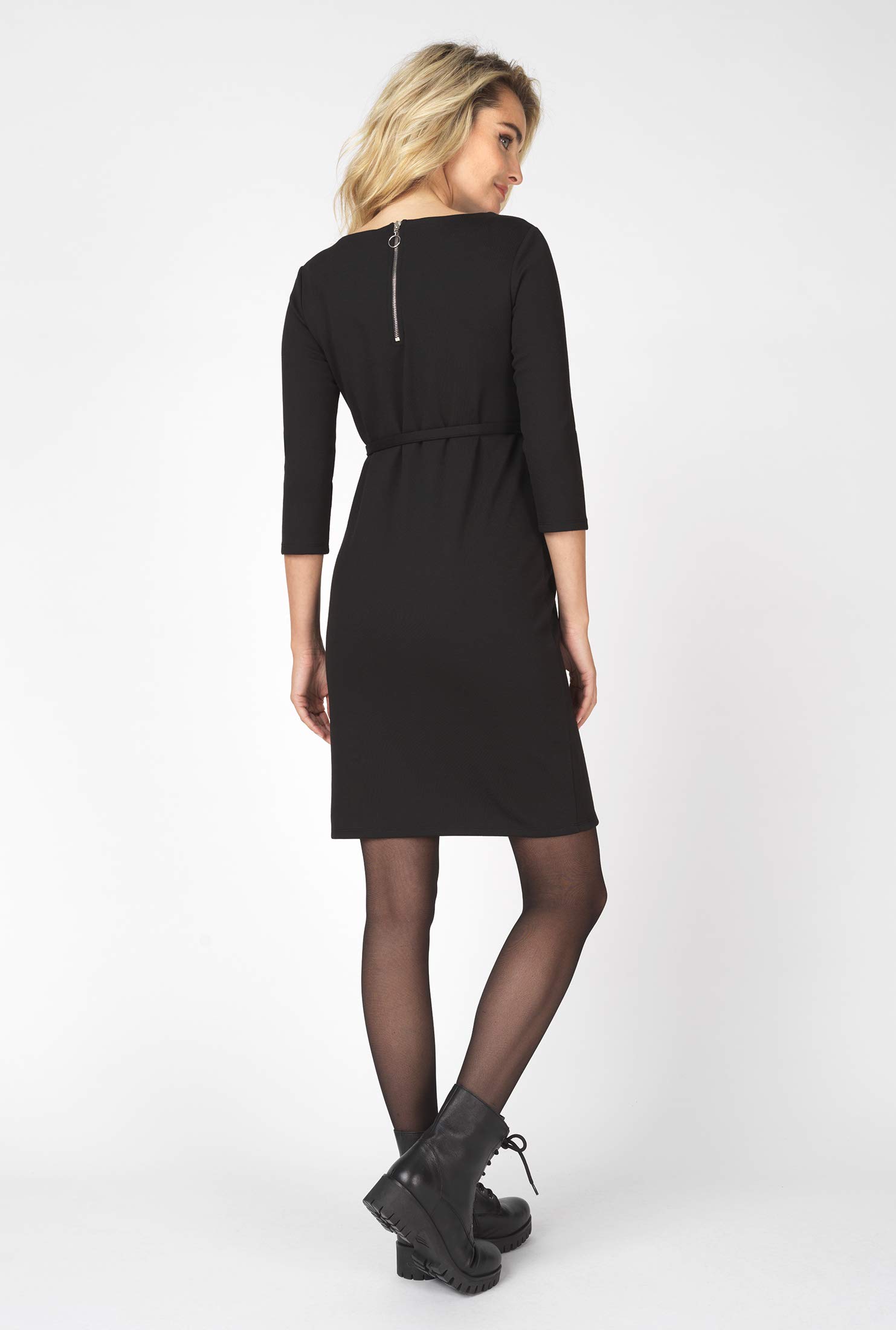 noppies-kleid-dress-3-4-slv-solid-paris-einfarbiges-umstandskleid-mit-3-4-rmeln image 4