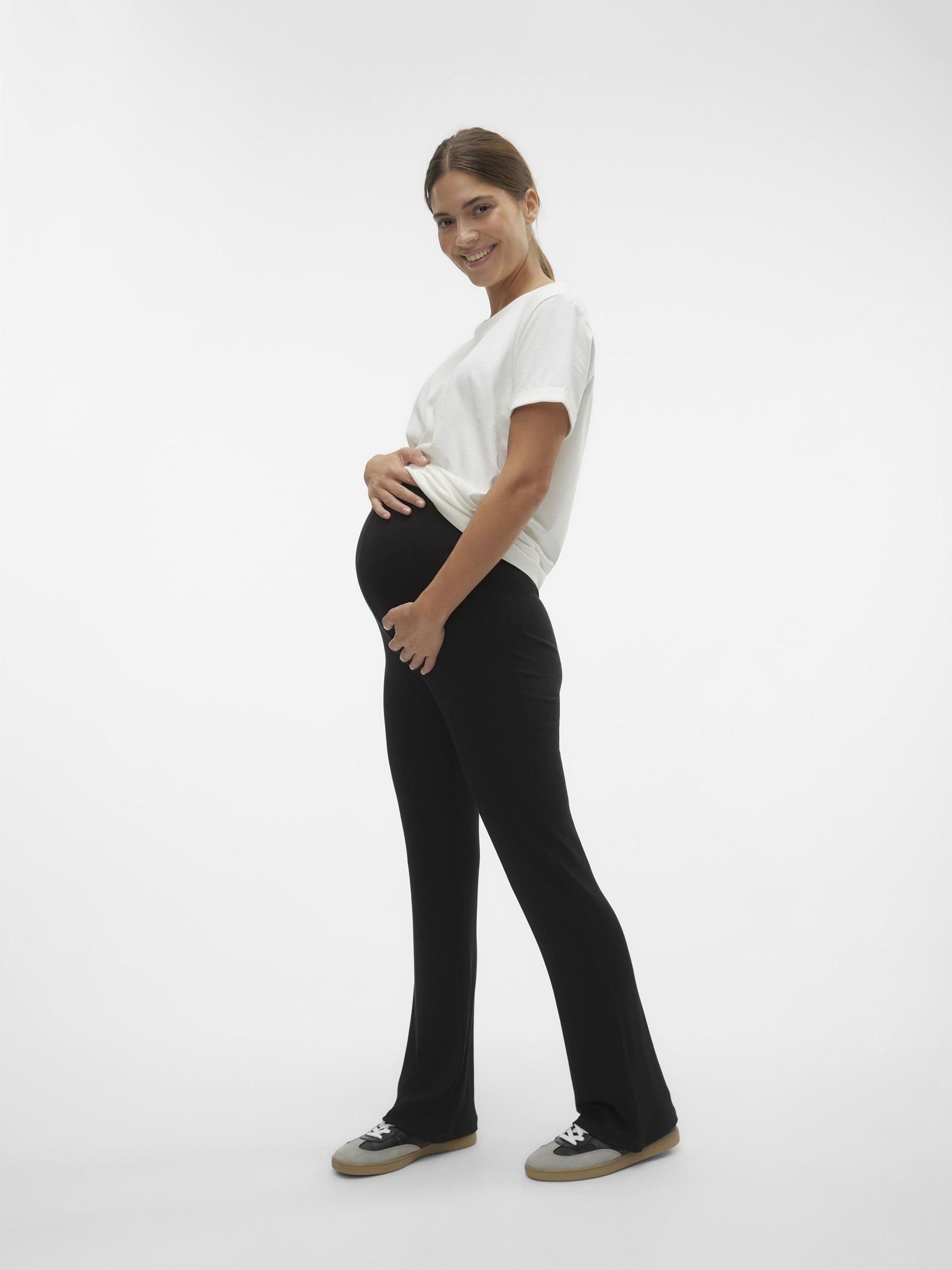 mamalicious-umstandsleggings-f-r-damen-normale-passform-bauchb-ndchen-weiter-bei image 5
