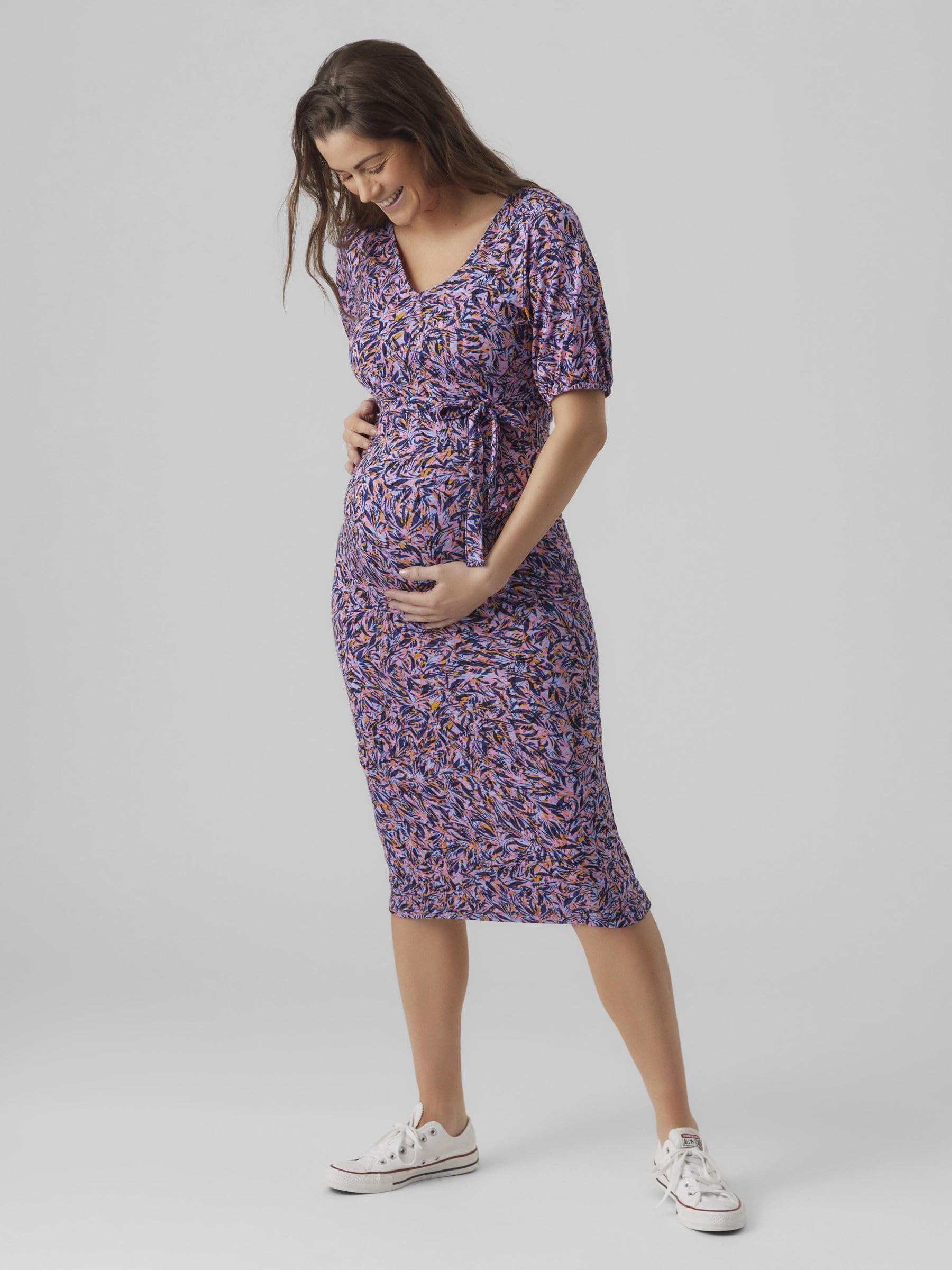mamalicious-damen-midikleid-mlmacy-stillfunktion image 6
