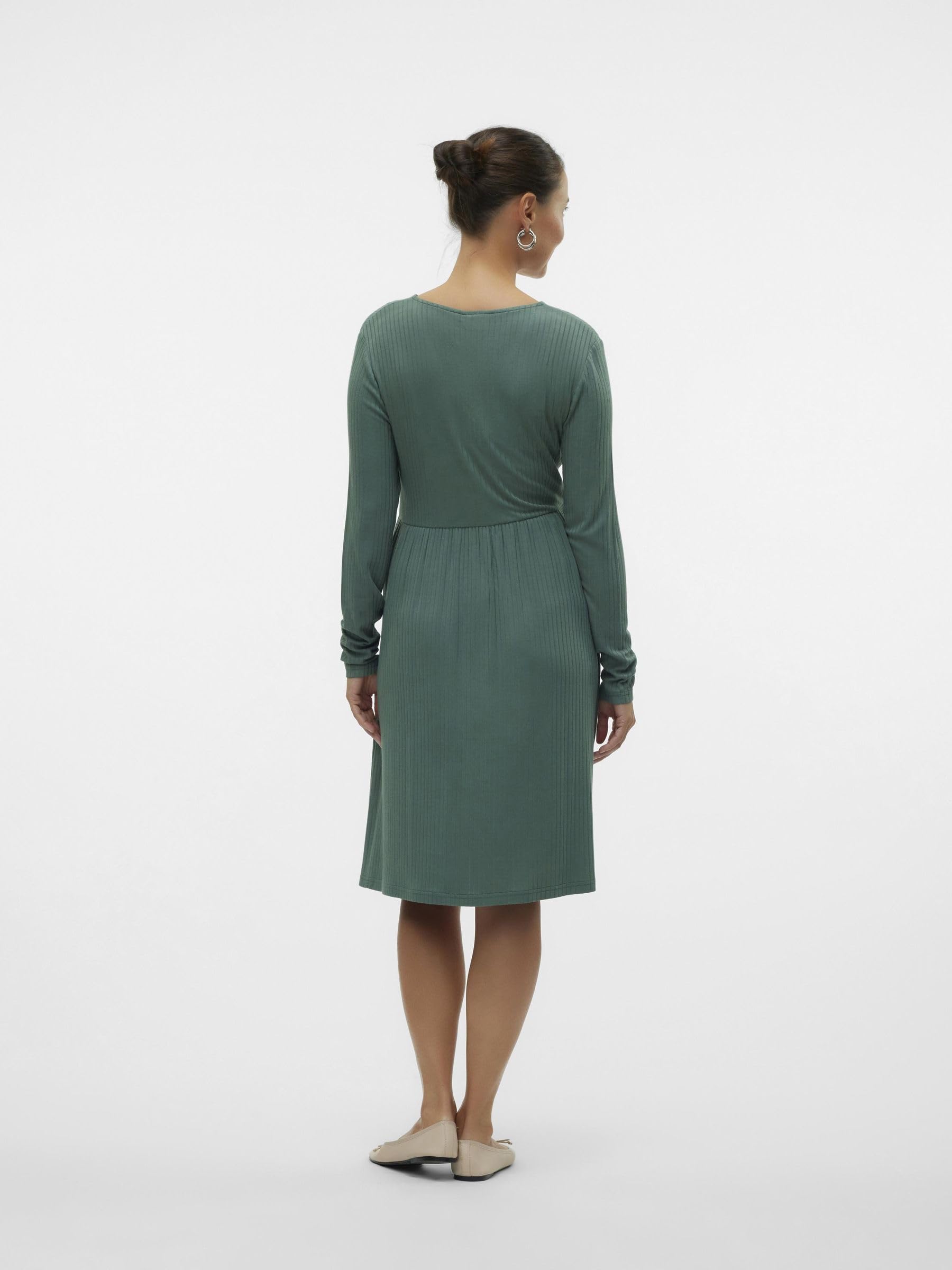 mamalicious-umstandskleid-mltrinity-2-in-1-stillkleid-mit-v-ausschnitt-langarm-k image 3