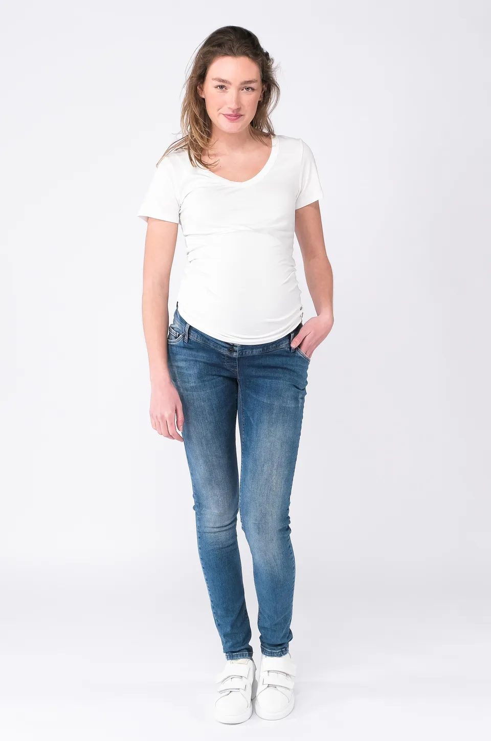 love2wait-jeans-sophia-32-skinny-fit-stone-wash-umstandsjeans image 1