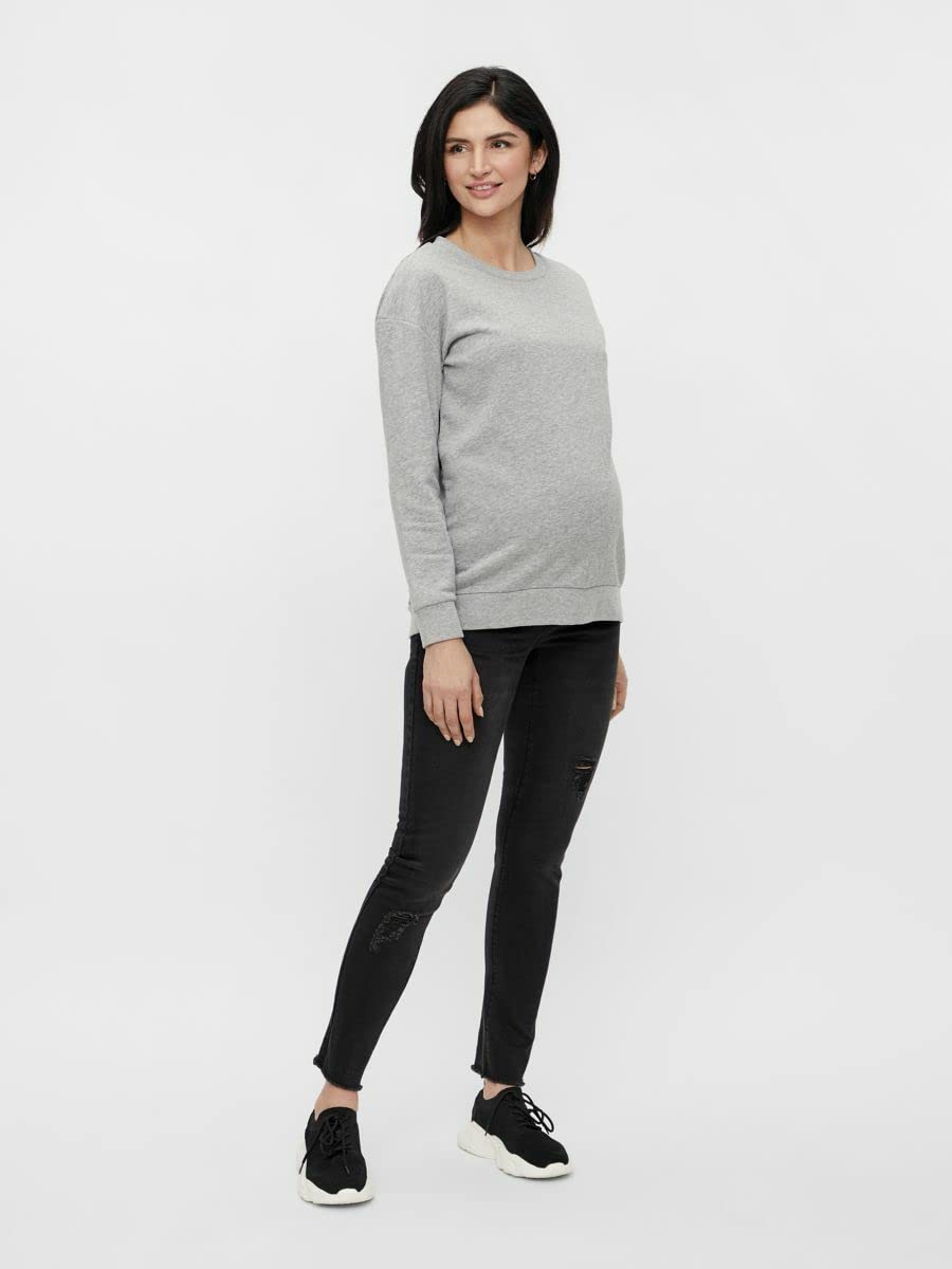 mamalicious-jeans-taragona-black-denim-umstandsjeans-mit-bauchband-31-32 image 4