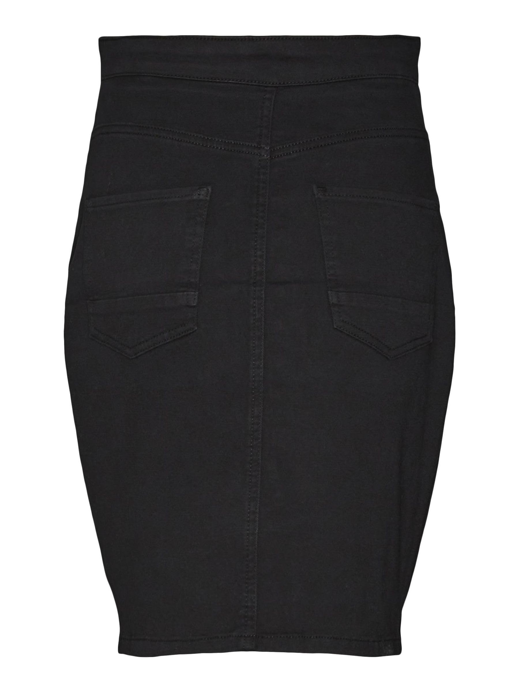 mamalicious-mlvilla-black-denim-abk-skirt-umstands-jeansrock-in-schwarz image 6