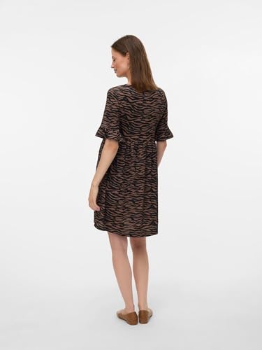 mamalicious-mlmaria-umstandskleid-mit-u-ausschnitt-kurzarm-allover-print image 8