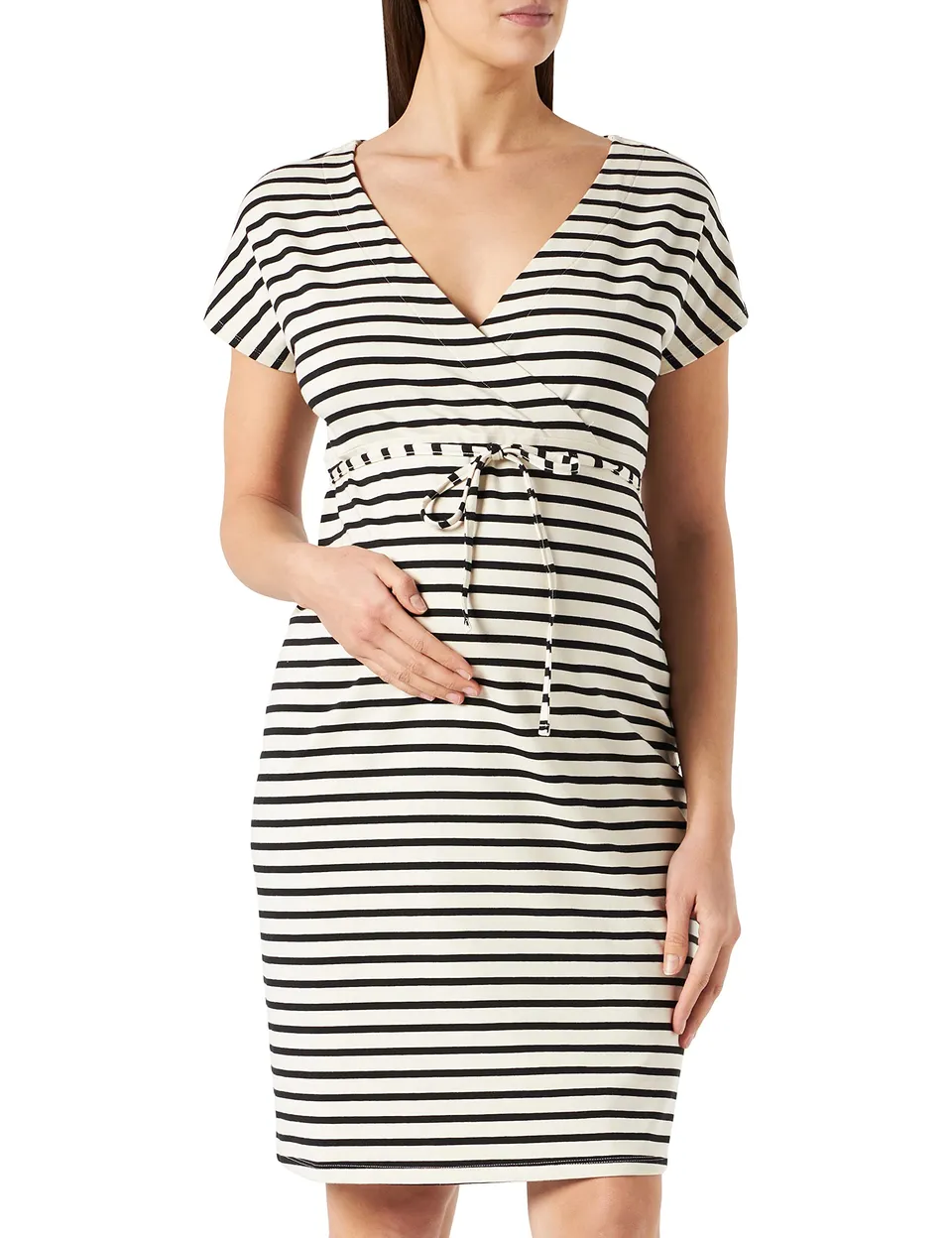 noppies-damen-stillkleid-lantana-kurzarm-black-gr-36-eu image 1