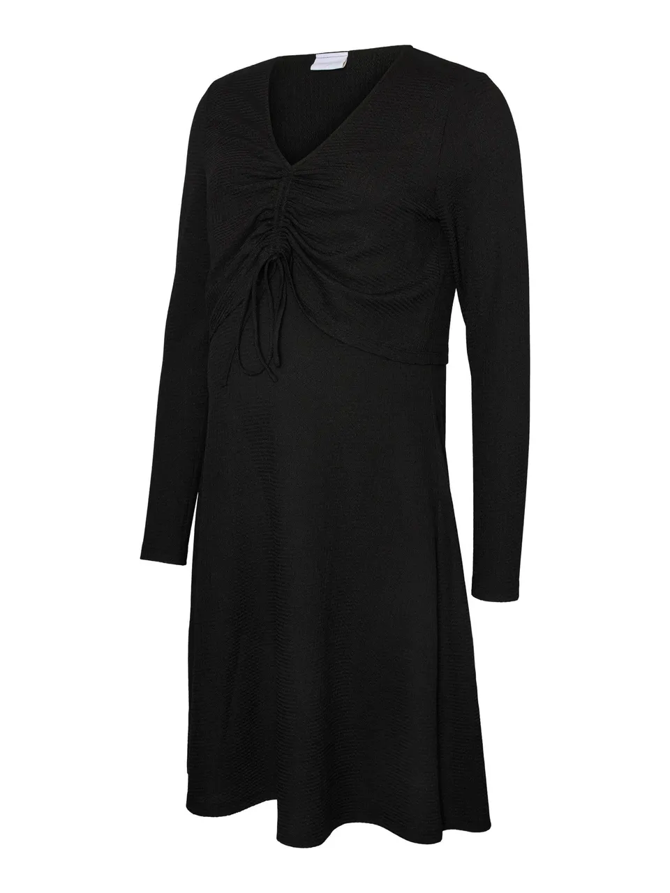 mamalicious-umstandskleid-mlselima-normal-geschnittenes-langarm-stillkleid-mit-v image 1