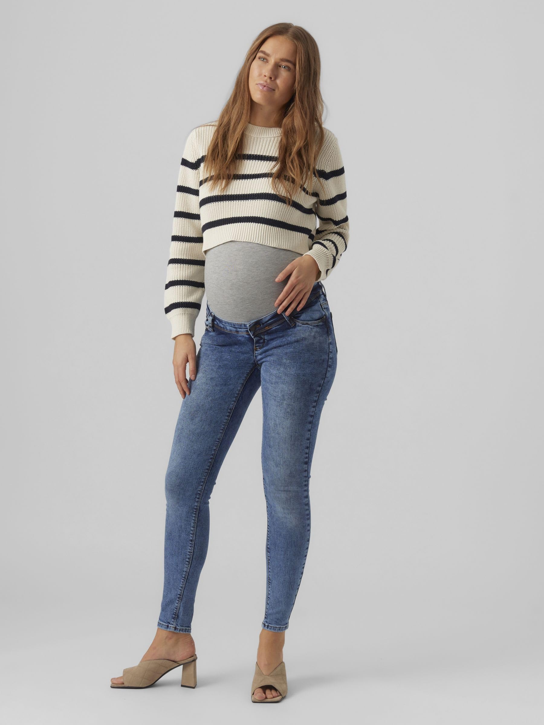 mamalicious-roma-umstandsjeans-blue-denim-graumeliert-gr-e-27-32 image 5