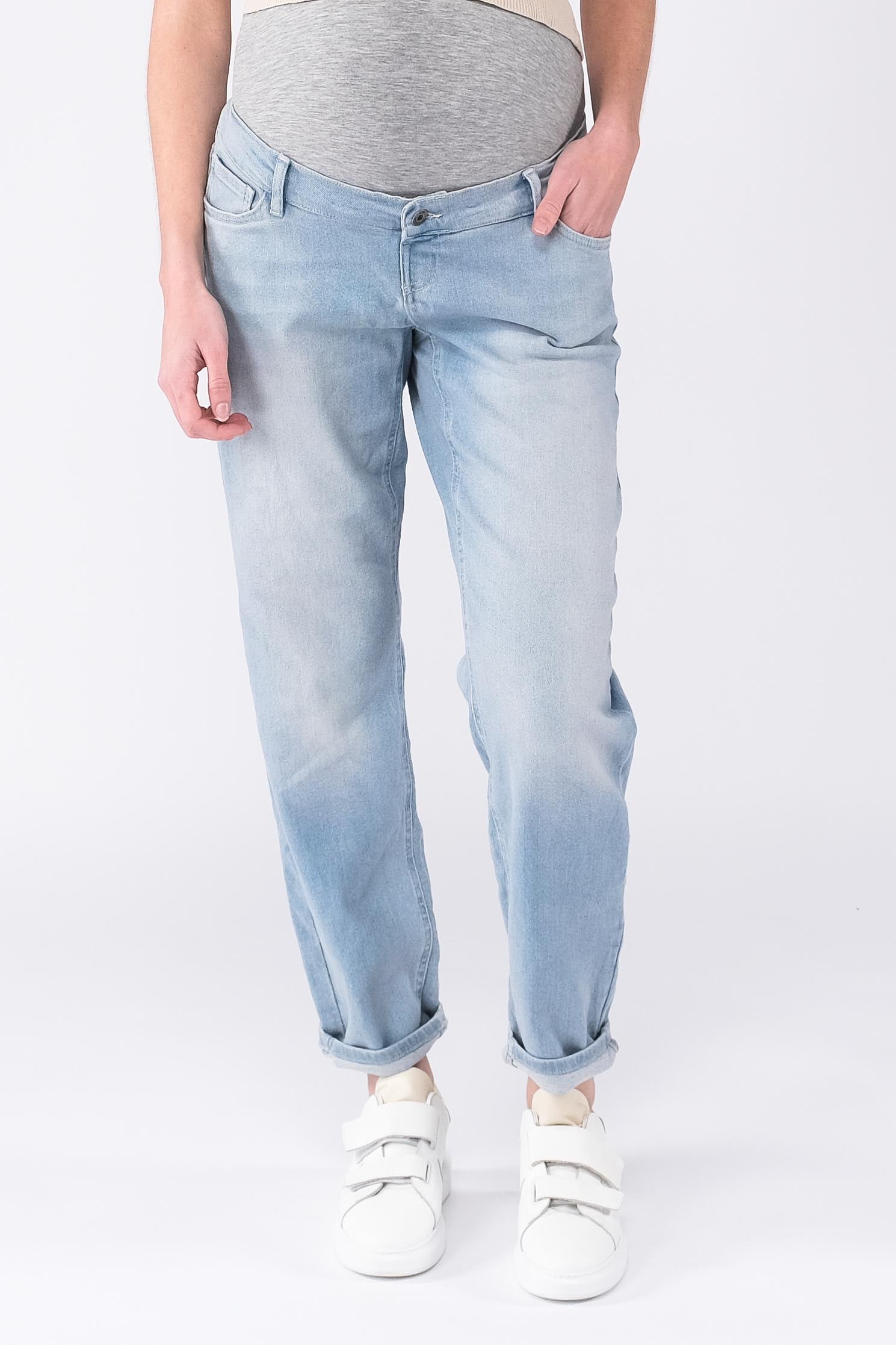 love2wait-jeans-norah-32-mom-fit-umstandsjeans-in-light-wash image 1