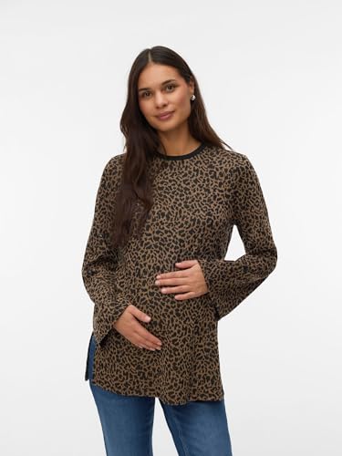 mamalicious-damen-stilltop-mlpilar-locker-geschnittenes-langarm-rundhals-top-mit image 8