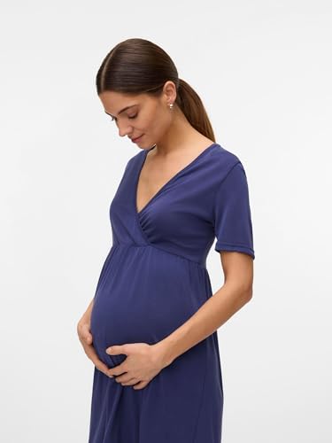 mamalicious-mlkimmie-umstandskleid-2-in-1-kleid-mit-stillfunktion-und-wickelvers image 8