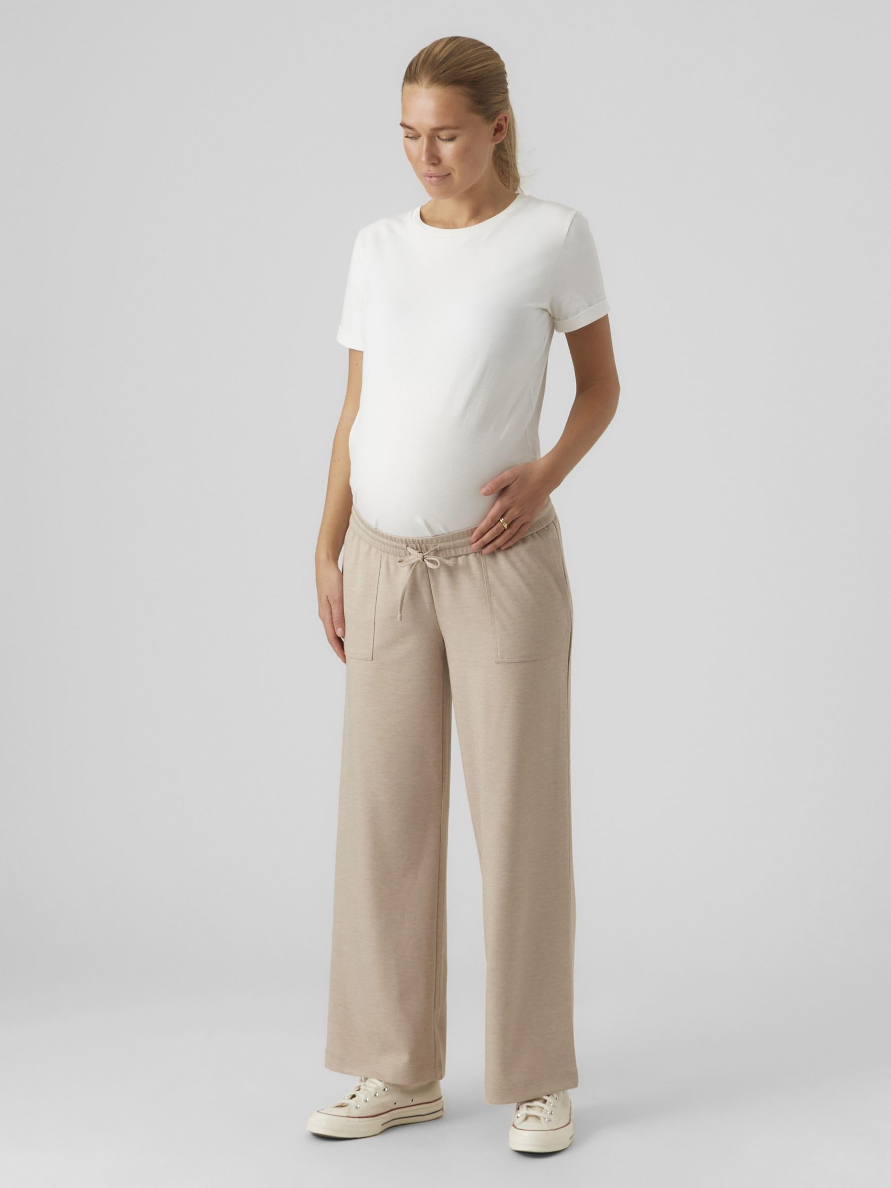 mamalicious-mlmila-damen-umstandshose-straight-leg-mit-breitem-bund-und-seitenta image 4