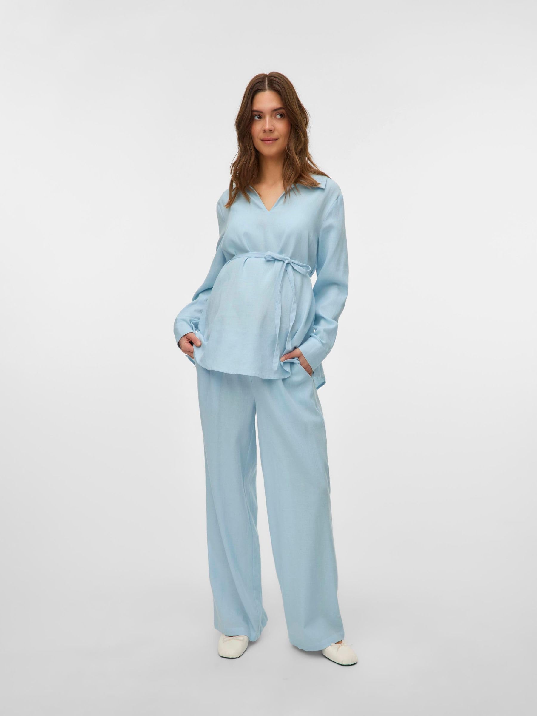 mamalicious-damen-umstands-hose-mit-weitem-beinschnitt image 5