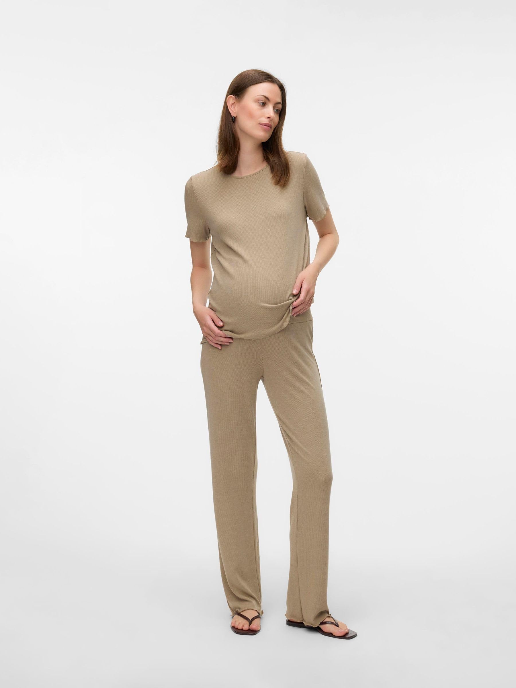mamalicious-umstands-hose-mit-hoher-taille-und-bauchband-normal-geschnitten image 2