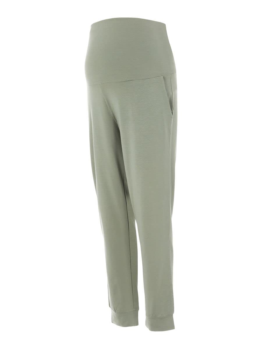 mamalicious-damen-mlcaylee-jrs-pant-e-a-hose-einfarbige-umstandshose-mit-elastis image 1
