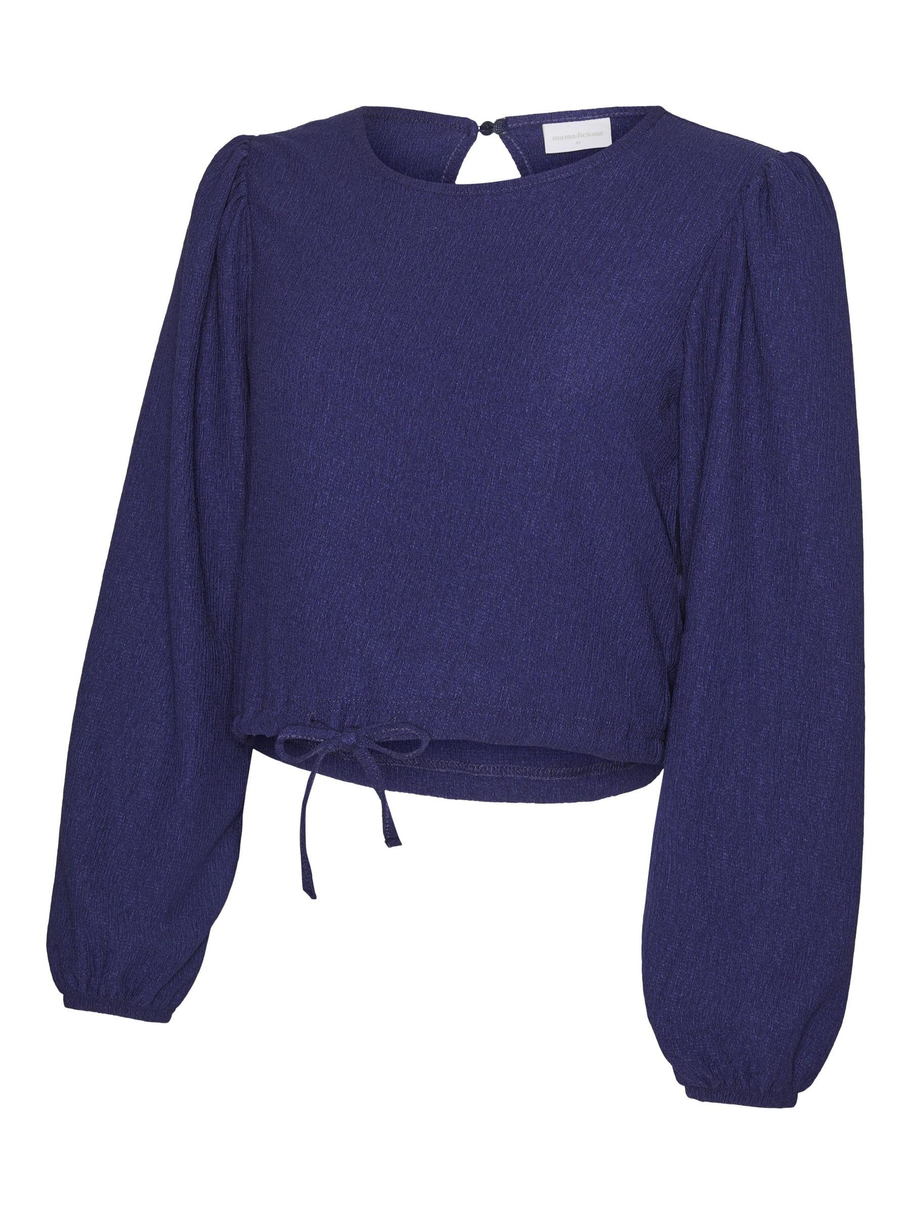mamalicious-umstands-bluse-u-ausschnitt-langarm-verk-rzt-aus-recyceltem-polyeste image 1