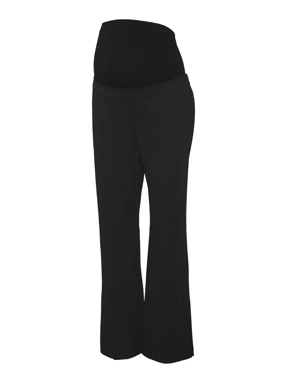 mamalicious-mlmila-damen-umstands-stoffhose-mit-elastischem-bund-pintuck-detail image 1