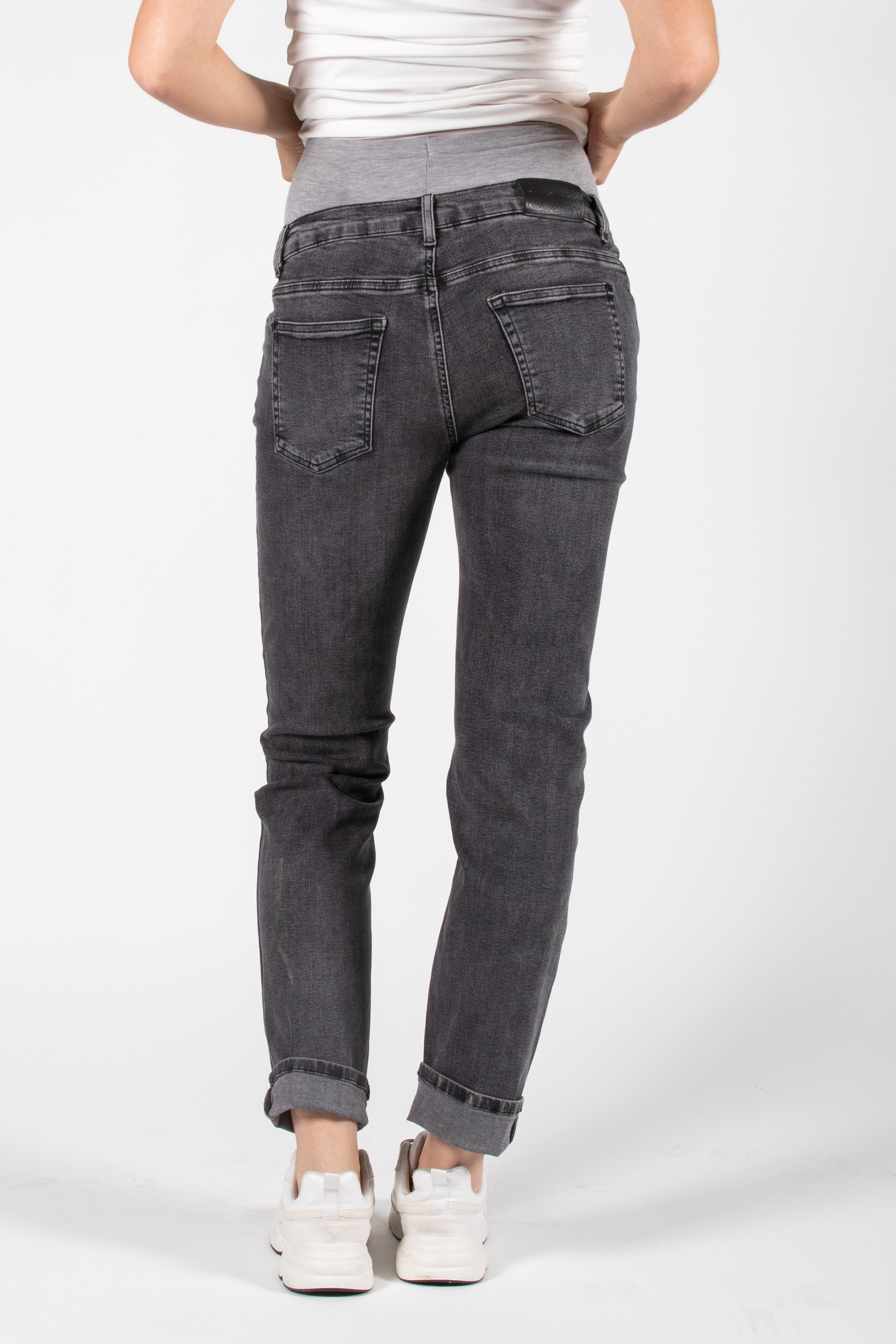 love2wait-jeans-norah-32-mom-fit-anthrazit-umstandsjeans image 3