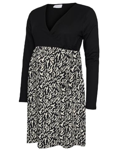 mamalicious-mlmari-umstandskleid-2-in-1-stillkleid-mit-v-ausschnitt-langarm-und- image 7