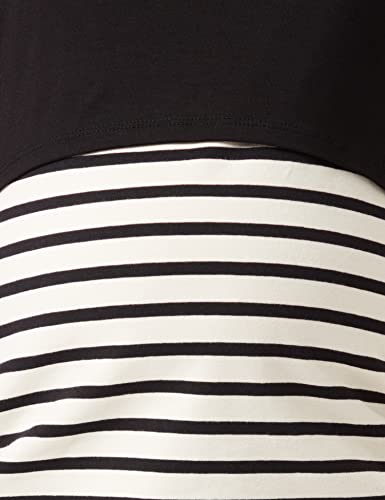 noppies-umstandskleid-stillkleid-dress-nursing-short-sleeve-stripe-l-we-schwarz- image 8