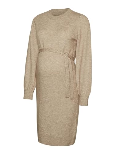 mamalicious-strickkleid-mlnewanne-umstandskleid-rundhals-bindeg-rtel image 8