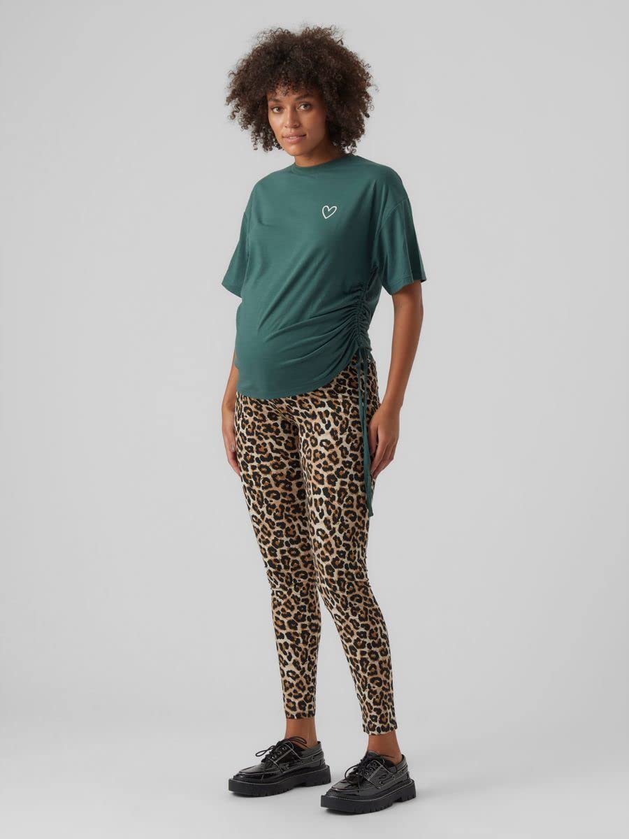 mamalicious-umstandsleggings-skinny-fit-2er-pack-bio-baumwolle-leo-schwarz image 4